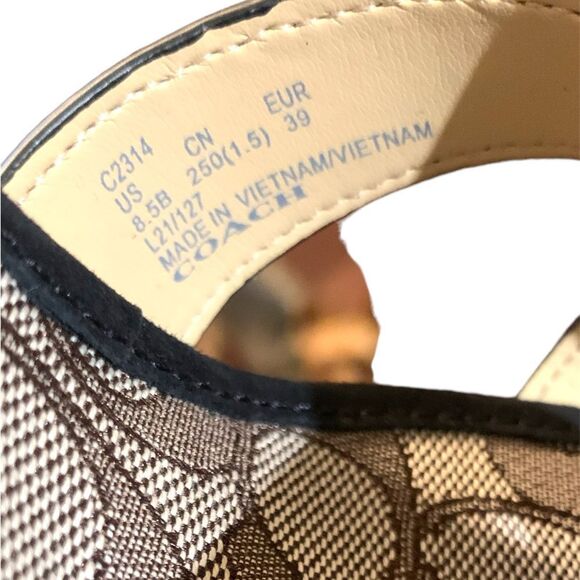 Coach Talina Platform Sandal Black 8.5M - Picture 11 of 11